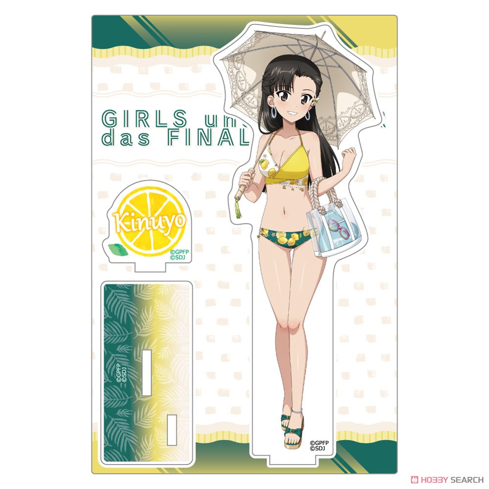 ガールズ＆パンツァー 戦車道大作戦！ アクリルスタンド(西絹代/水着2023) (キャラクターグッズ) 商品画像2