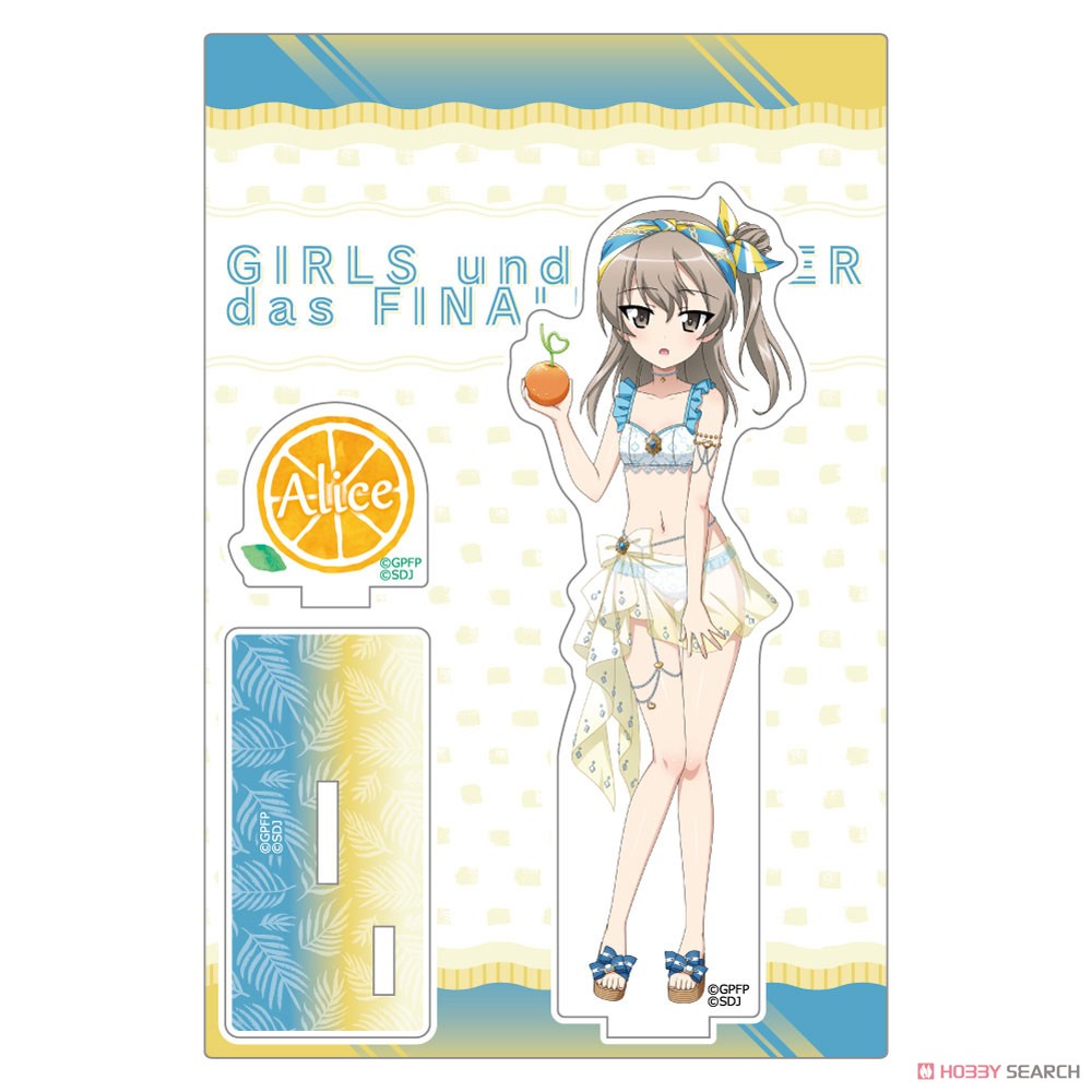 ガールズ＆パンツァー 戦車道大作戦！ アクリルスタンド(島田愛里寿/水着2023) (キャラクターグッズ) 商品画像2