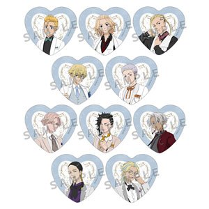 Tokyo Revengers [Especially Illustrated] Heart Can Badge (Tuxedo) (Set of 10) (Anime Toy)