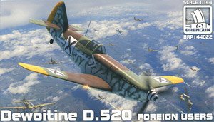 Dewoitine D.520 FOREIGN USERS (Plastic model)