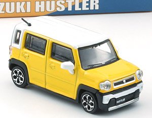 スズキ ハスラー 2019 アクティブイエロー/ホワイトトップ RHD (ミニカー)