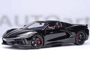 シボレー コルベット (C8) スティングレイ Z51 (ブラック) (ミニカー)