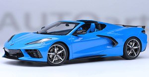 シボレー コルベット (C8) スティングレイ Z51 (ブルー) (ミニカー)