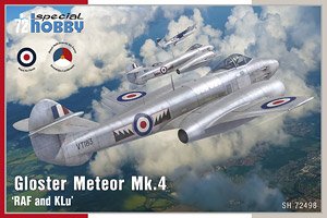 Gloster Meteor Mk.4 `RAF and KLu` (Plastic model)