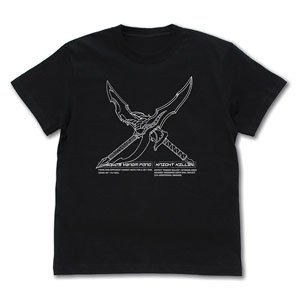 アニメ『俺だけレベルアップな件』 カサカの毒牙・ナイトキラー Tシャツ BLACK M (キャラクターグッズ)
