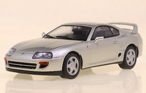 トヨタ スープラ Mk.4 (JZA80) 2002 (シルバー) (ミニカー)