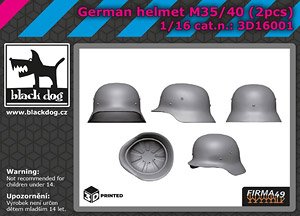 German Helmets M35/40 (2 Pices) (Plastic model)