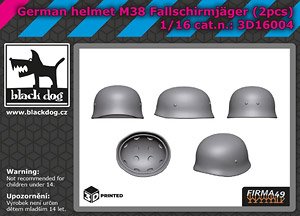German Helmets M35 FallschirmJager (2 Pices) (Plastic model)