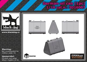 German Oil Can (1 Pice) (Plastic model)