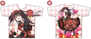 デート・ア・ライブV デート・ア・バースデー202406 フルグラフィックTシャツ狂三 L (キャラクターグッズ)