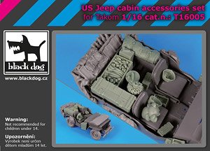 米軍 1/4トン ユーティリティトラック 用キャビンアクセサリーセット (プラモデル)