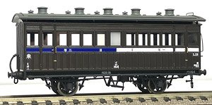 16番(HO) 鉄道院 イロ163 ペーパーキット (組み立てキット) (鉄道模型)