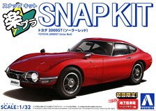 Toyota 2000GT (Solar Red) (Model Car)
