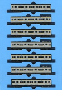 国鉄301系 グレー・黄帯・非冷房 7両セット (7両セット) (鉄道模型)