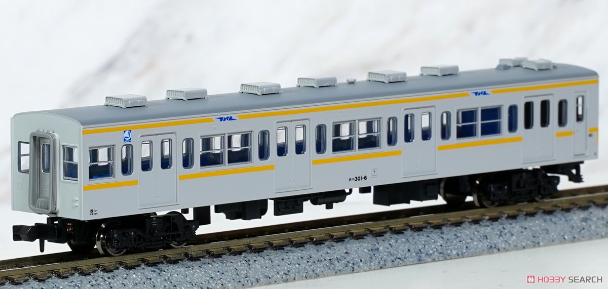 J.N.R Series 301 Gray,Yellow Stripe Non-Air-Conditioned Seven Car Set (7-Car Set) (Model Train) 商品画像4
