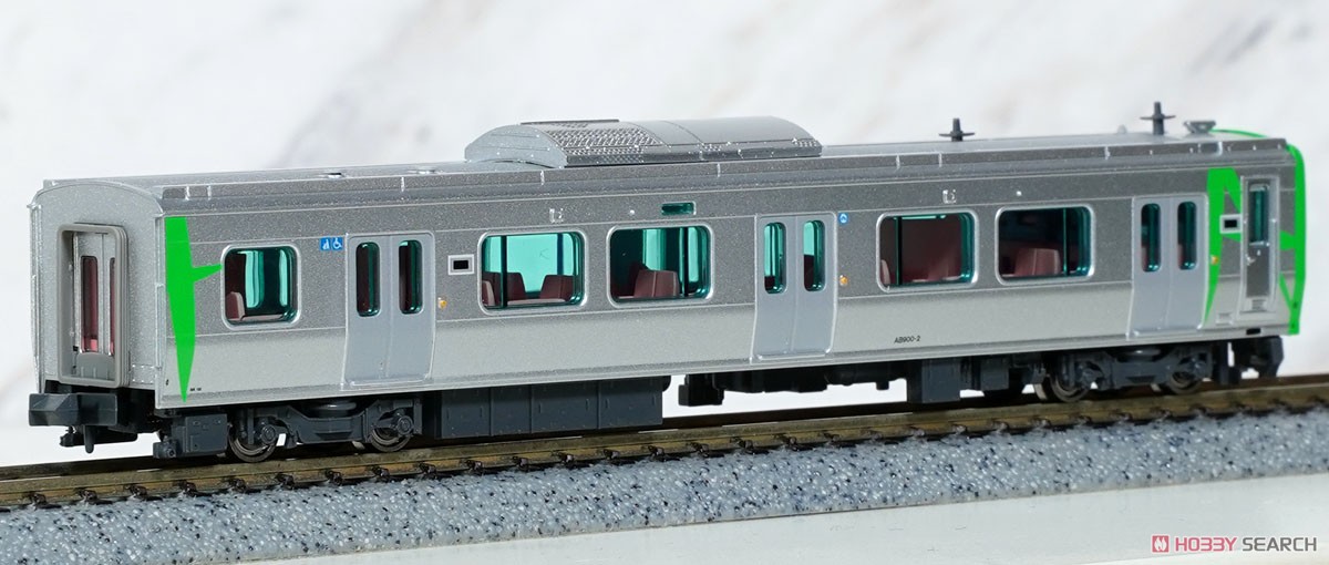 Abukuma Express Series AB900 (2nd Formation / Grass Green) Two Car Set (2-Car Set) (Model Train) 商品画像6