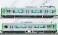 Abukuma Express Series AB900 (2nd Formation / Grass Green) Two Car Set (2-Car Set) (Model Train) 商品画像1 Thumbnail