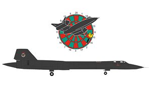 U.S. Air Force Lockheed SR-71A Blackbird - 9th SRW Detachment 4, RAF Mildenhall `Farewell-Dartboard` - 61-7980 (Pre-built Aircraft)