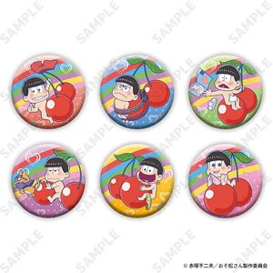 パズ松さんオリジナルグッズ第3弾 チェリーシリーズ トレーディング缶バッジ (6個セット) (キャラクターグッズ)