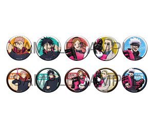 呪術廻戦 描き下ろし缶バッジコレクション【ミュージックver.】 (10個セット) (キャラクターグッズ)