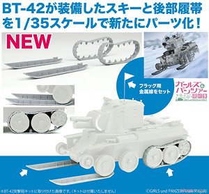 Girls und Panzer das Finale BT-42 Jatkosota High School Ski ver. Modification Parts Set (Plastic model)