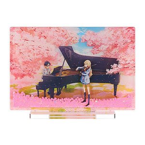 Your Lie in April Glitter Acrylic Stand (Anime Toy)