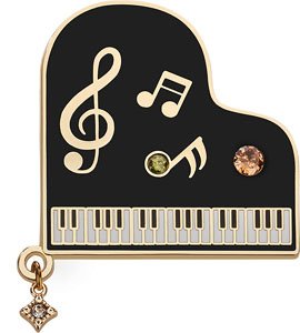 Your Lie in April Brooch Piano (Anime Toy)