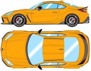 TOM`S GR86 Wide Body 2022 Orange (Diecast Car)