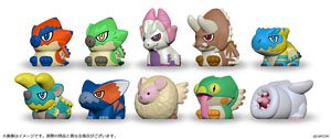 Capcom Figure Builder Finger Puppet Monster Hunter Vol.1 (Set of 10) (Anime Toy)