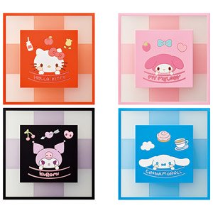 Sanrio Characters CLEARSQUARE Gummi & Coaster (Set of 12) (Shokugan)