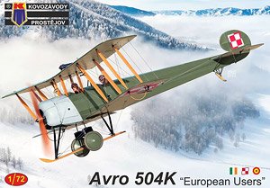 Avro 504K `European Users` (Plastic model)