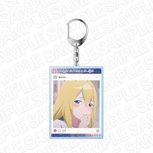 オリジナルTVアニメーション「夜のクラゲは泳げない」 SNS風アクリルキーホルダー 山ノ内花音 (キャラクターグッズ)