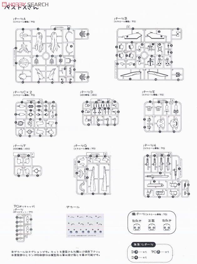 Pest X-san (Plastic model) Assembly guide6