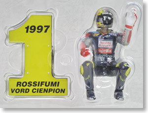 フィギュア V,ロッシ 1ST ワールドチャンピオン獲得 GP 125 1997 (ミニカー)