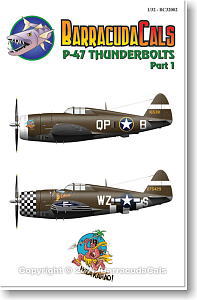 1/32 P-47 サンダーボルト Part.1 デカール (プラモデル)
