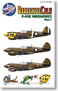 1/32 P-40E ウォーホークス Part.1 デカール (プラモデル)