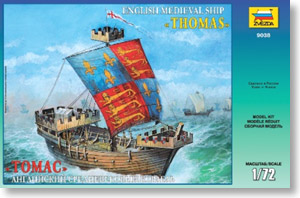 English Medieval Ship `Thomas` (Plastic model)