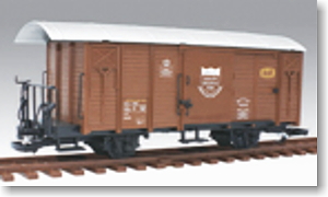 G Gauge Goods Van (Brown) (for Big Scale RC) (Model Train)