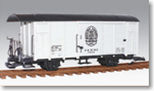 G Gauge Goods Van (Gray) (for Big Scale RC) (Model Train)