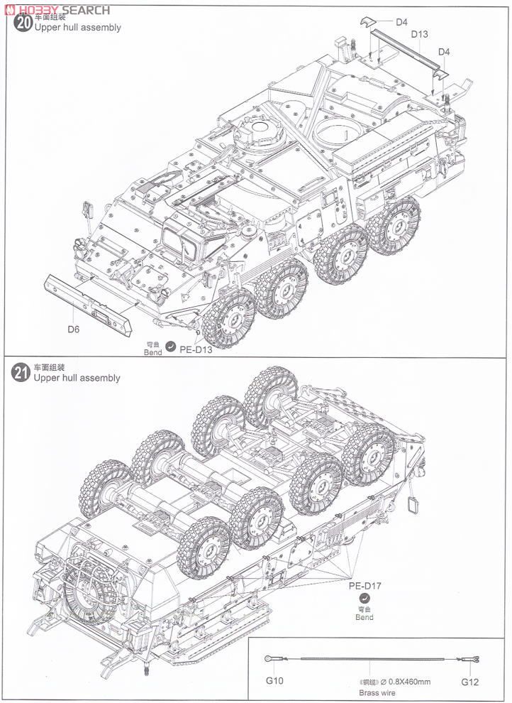 カナダ軍 LAV-3 TUA (トゥ・アンダー・アーマー) (プラモデル) 設計図11 モーダル