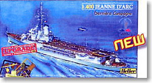 French Navy Brim Aircraft Carrier and Cruiser Jehanne Darc < At the Final Navigation > (Plastic model)