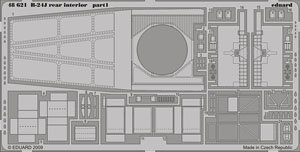 B-24J Liberator rear interior (Plastic model)