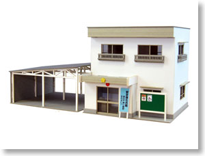 [Miniatuart] Visual Scene Series : Police Box-1 (Unassembled Kit) (Model Train)