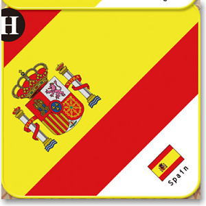 世界の国旗 ハンドミニタオルH(スペイン) (キャラクターグッズ)