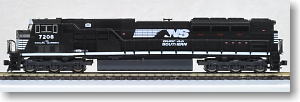 SD80MAC NS(ノーフォーク・サザーン) (No.7208) (黒/白帯/白文字) ★外国形モデル (鉄道模型)