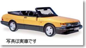 サーブ 900 ターボ 16 S カブリオレ 1991 (モンテカルロイエロー) (ミニカー)