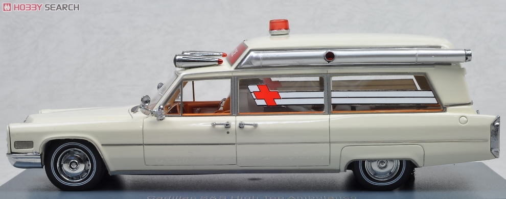 キャデラック S&S 救急車 1966 (ホワイト) (ミニカー) 商品画像1