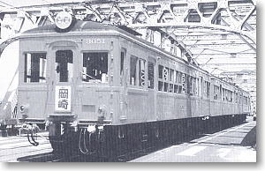 名鉄 モ3651＋ク2651 (未塗装組立キット) (2両セット) (鉄道模型)