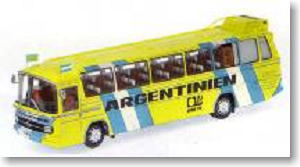 メルセデスベンツ O302 (左ハンドル) ワールドカップサッカー1974西ドイツ大会 選手移動バス(アルゼンチン) (ミニカー)