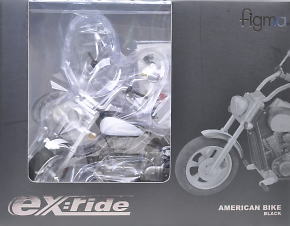 ex:ride ride.007 アメリカンバイク (ブラック) (フィギュア) パッケージ1